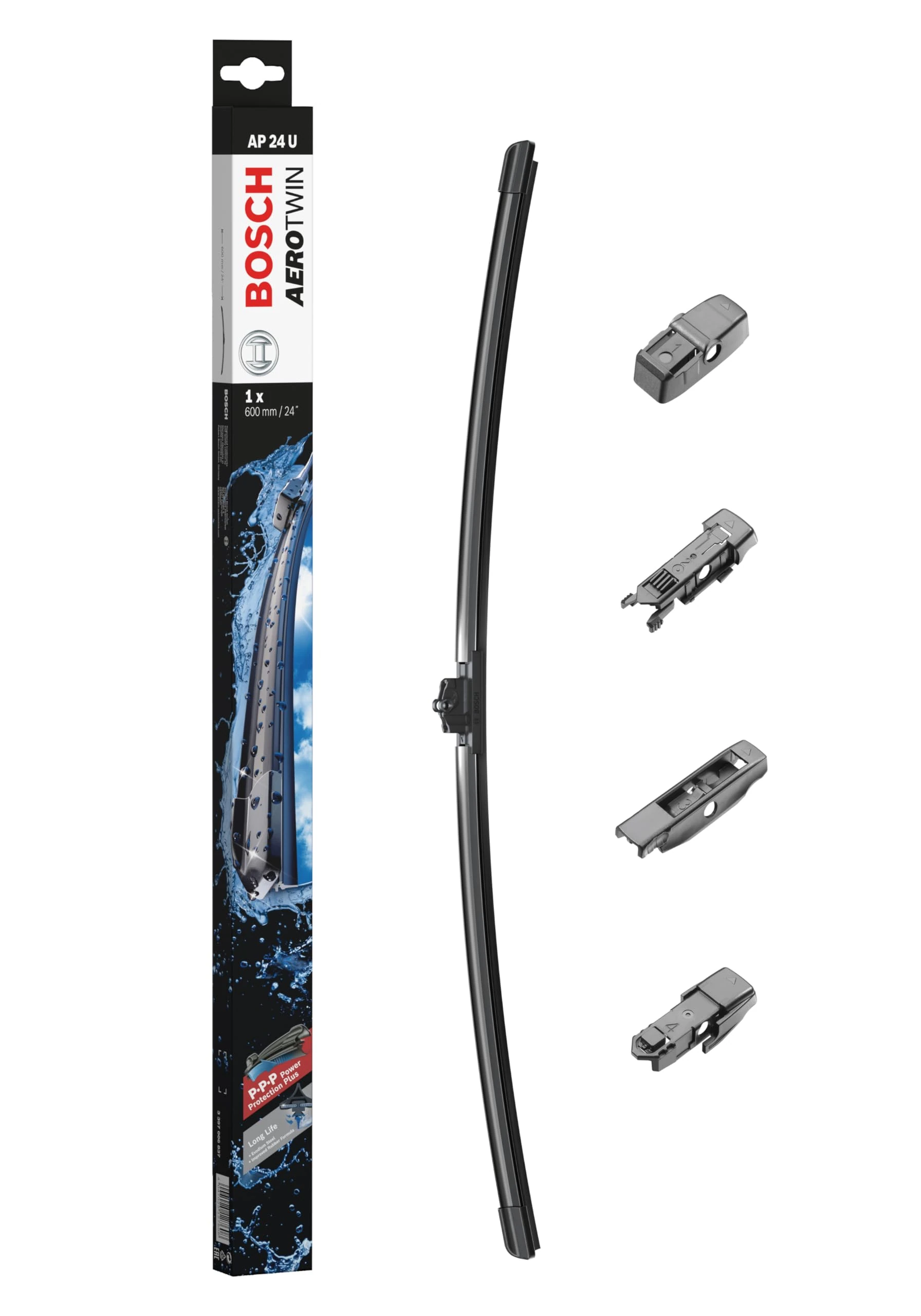 Bosch Wiper Blade Aerotwin AP24U, Length: 600mm – Single Front Wiper Bladess