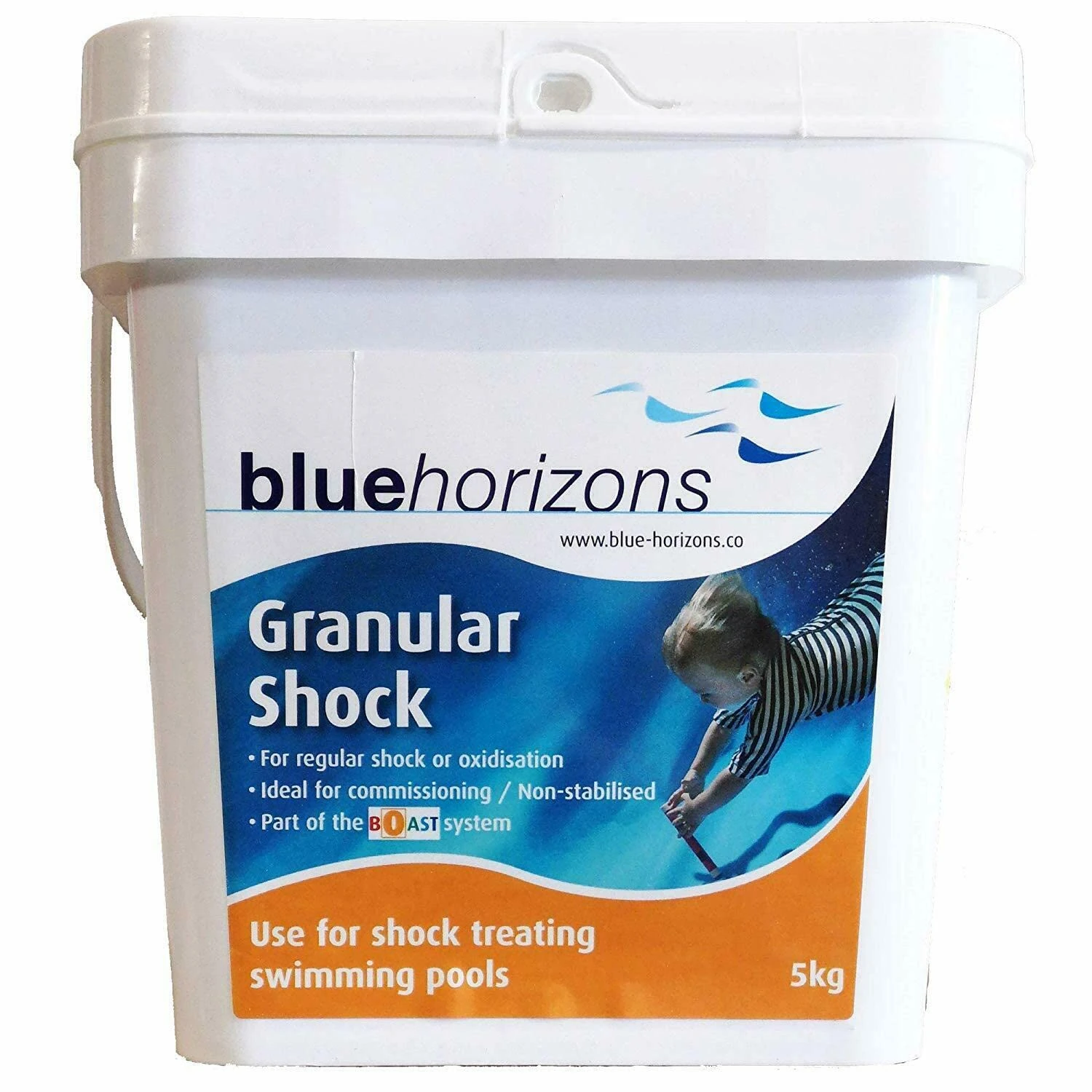 Granular Shock Chlorine Tub of 5 Kg- Blue Horizons