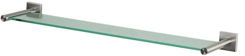 Spirella Nyo Collection, Floor 60x14,5x4,5, Safety Glass, Matte Chrome, Grande - Image 1