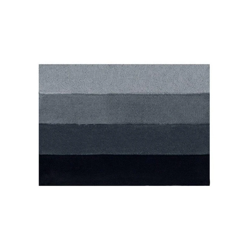 Spirella Bath Mat Microfibre High Pile Fluffy Bath Mat 60 x 90 cm – Grey