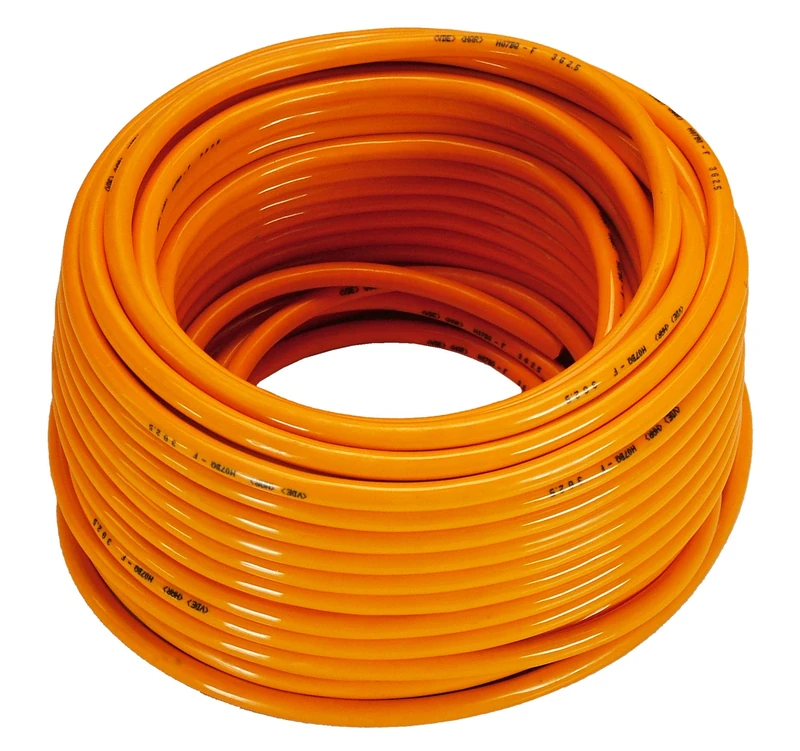 as - Schwabe Worksites Cable Ring 50 M, Line Type H07BQ - F 5G4, Orange, 59445