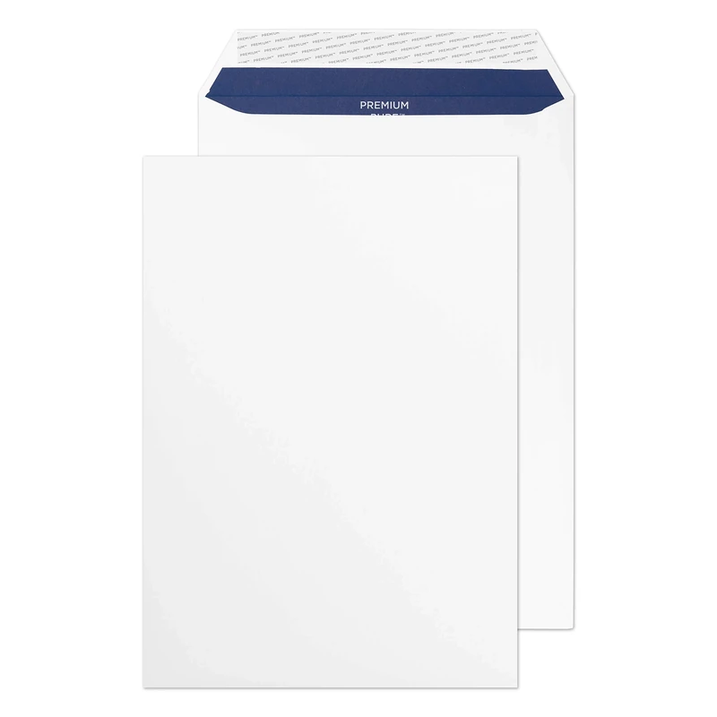 Blake Pure C4 229 x 324 mm 120 gsm Recycled Peel & Seal Pocket Envelopes (RP84891) Super White Wove - Pack of 250