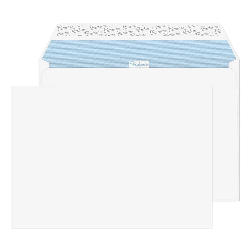 Blake Office C4 229 x 324 mm 120 gsm Peel & Seal Wallet Envelopes (36215) Ultra White Wove - Pack of 250