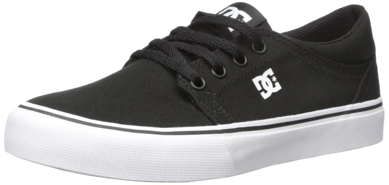 DC Trase Tx M Bkw, Men's Low-Top Sneakers, Black (Black / White), 14.5 UK