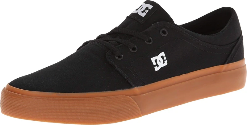 DC Shoes Herren Trase TX Low-Top Sneaker, Black (Black/White BKW), 5 UK