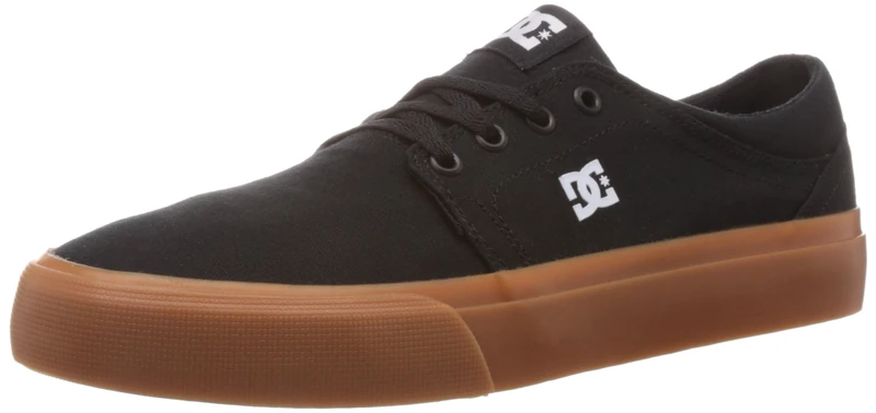 DC Shoes Herren Trase TX Sneaker, Black (Black/White BKW), 4.5 UK