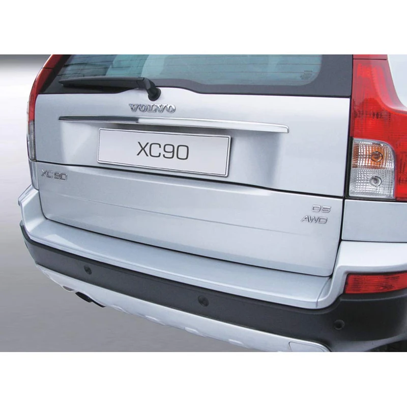 RGM ABS Rear bumper protector compatible with Volvo XC90 (for painted bumpers) Silver