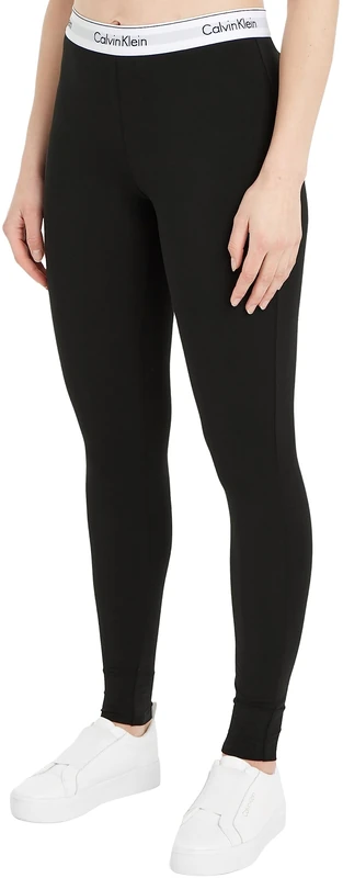 Calvin Klein Women Modern Cotton PJ Lounge Pant, Black Large Black - Image 1