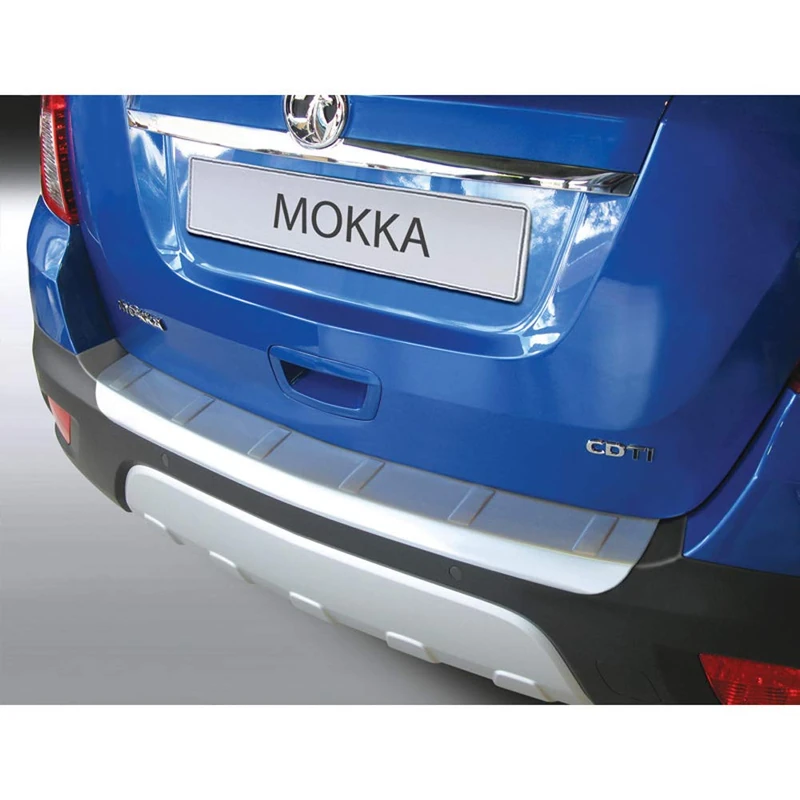 RGM ABS Rear bumper protector compatible with Opel Mokka 2012- Silver