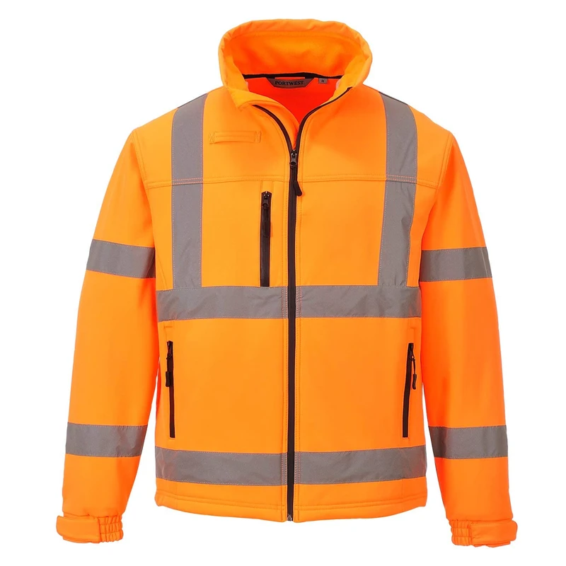 Portwest Hi-Vis Classic Softshell Jacket (3L), Size: S, Colour: Orange, S424ORRS