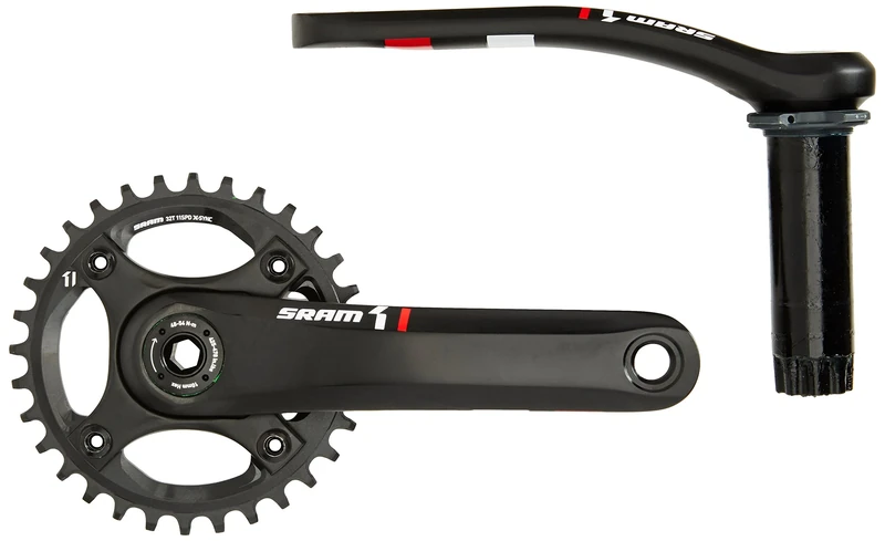 Sram X1 Crank 1400 BB30 175 mm 11 Speed 32T 94Bcd without Bearings - Red