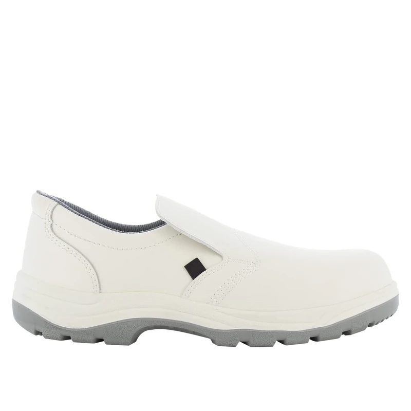 SAFETY JOGGER Steel Toe Cap Safety Clog - X0500 – S2 Safety Shoe for Men or Women, Anti-Slip Slip-on Work Shoe, Ideal for Kitchen, Hospital, OR, and Food Industry, White 3 UK 35 EU