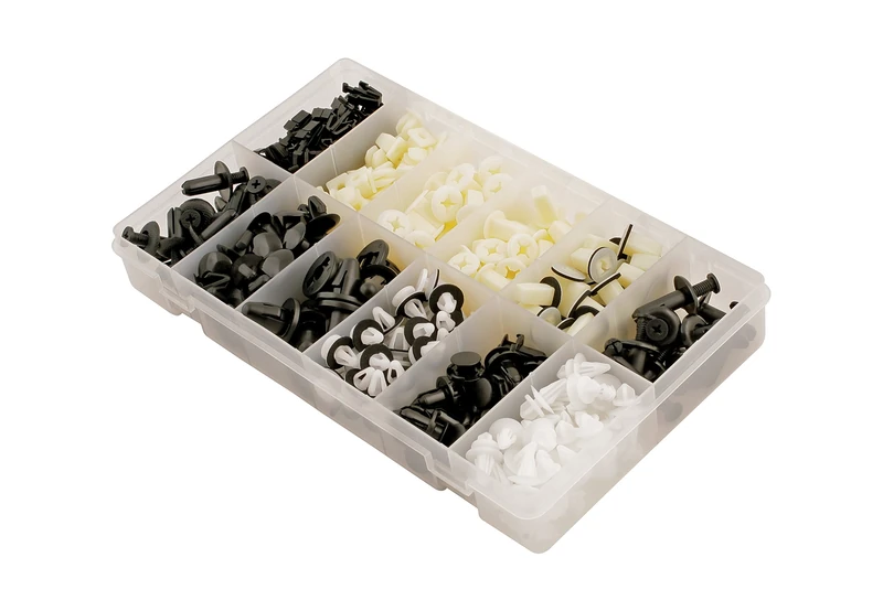 Genuine Connect Assorted Trim Clips Box 370 pcs Workshop Work Home DIY - Part Number 36023
