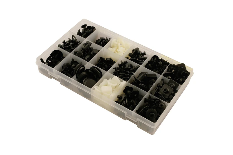 Genuine Connect Assorted Trim Clips Box 408 pieces Workshop Garage DIY Handy - Part Number 36017