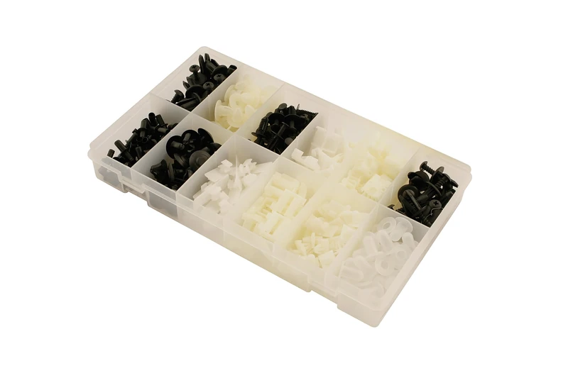 Genuine Connect Assorted Trim Clips Box 270 Pieces Workshop Work DIY - Part Number 36028