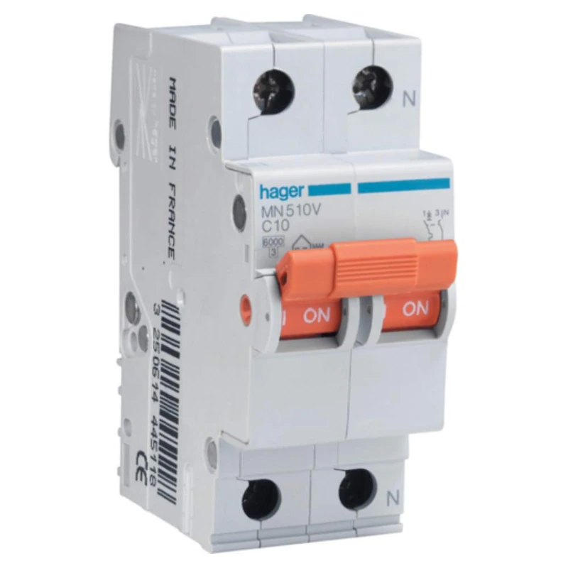 Hager Series MN – Automatic Switch MN Bipolar 32 A curva-c