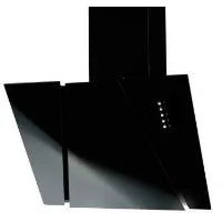 Akpo WK-4 CETIAS 50cm 420m3/h Wall Mount Cooker Hood - Black Glass