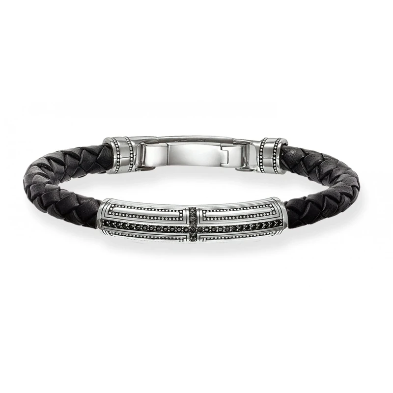 Thomas Sabo Men Silver Rope Bracelet - LB41-019-11-M