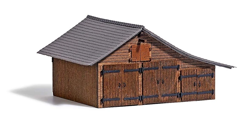 Busch 1508 - Wooden Barn, Vehicle, Medium