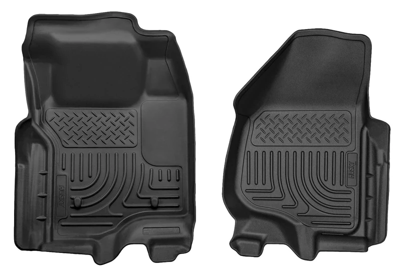 Husky Liners Fits 2011-12 Ford F-250/F-350 Crew Cab/SuperCab Weatherbeater Front Floor Mats
