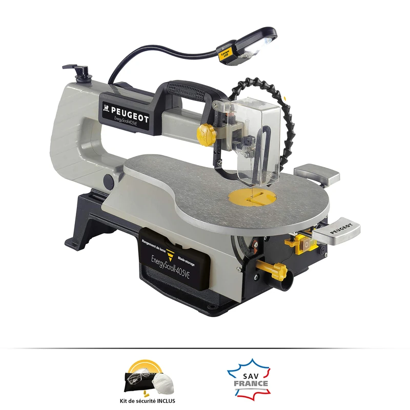 Peugeot ENERGYSCROLL-400VE 80W Variable Speed Scroll Saw