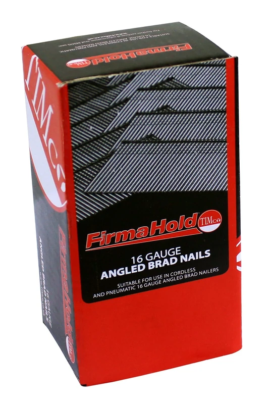 TIMCO FirmaHold Collated Brad Nails Angled - 16 Gauge 16 x 50mm - Stainless Steel - Box of 2000