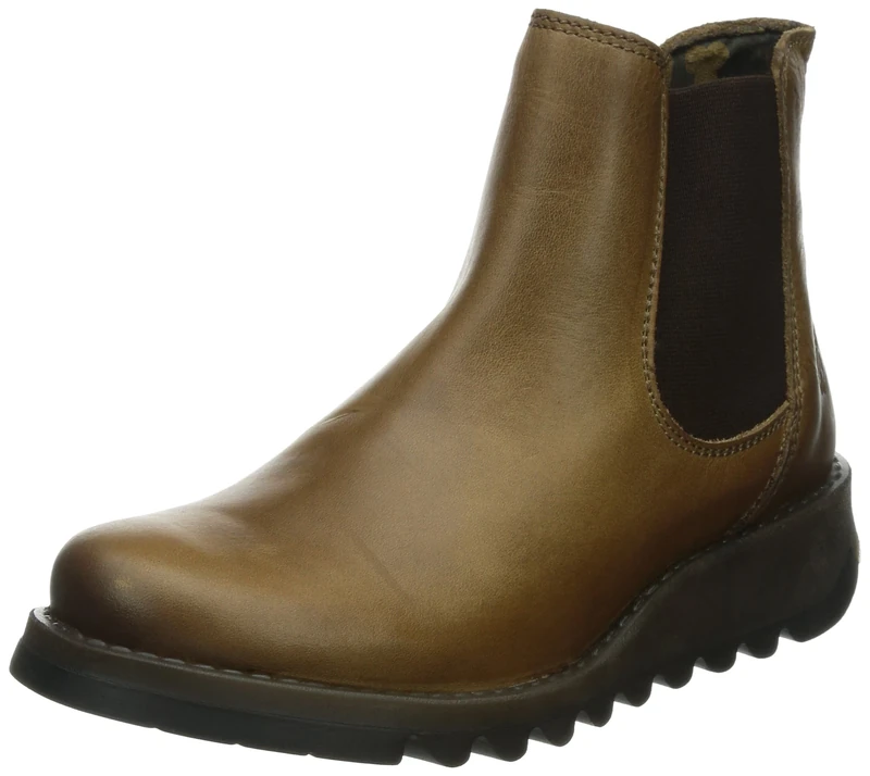 Fly London Women's Salv Chelsea Boots, Brown Camel, 8 UK