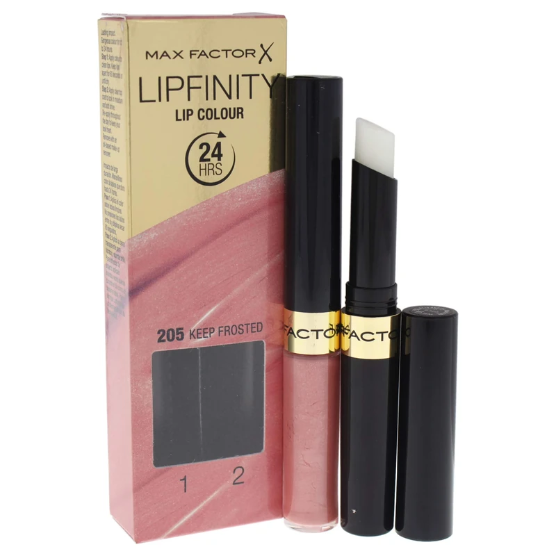 Lipfinity Lipstick by Max Factor Keep Frosted 205