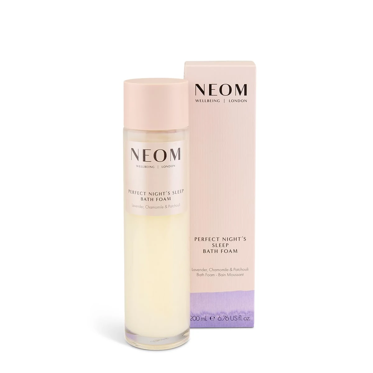 NEOM- Perfect Night's Sleep Bath Foam 200ml | Lavender, Chamomile& Patchouli