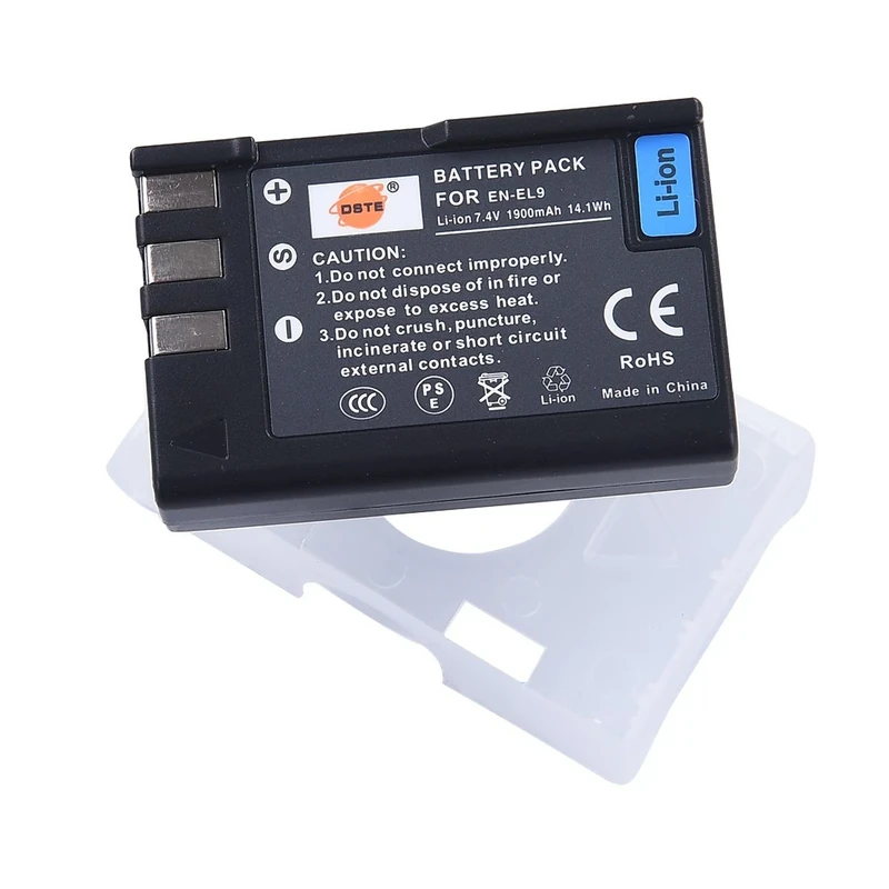DSTE EN-EL9 Rechargeable Battery for Nikon D40 D60 D3000 D5000