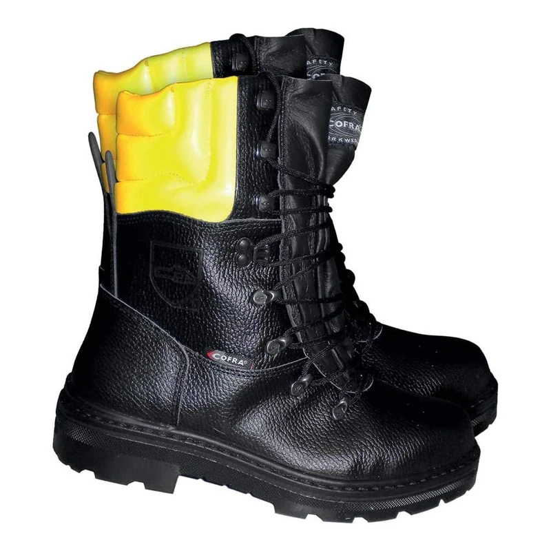 Cofra cut protection boot Woodsman BIS forestry boot with saw protection, black, 25580-000 size 46