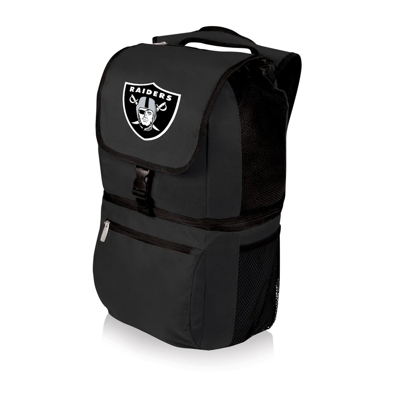 PICNIC TIME Black Las Vegas Raiders Zuma Cooler Backpack - Image 1