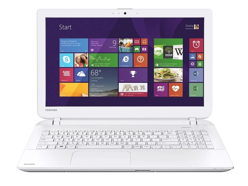 Toshiba Satellite L50-B-17J 15.6-inch Notebook (White) - (Intel Core i3-3217U 1.8GHz, 8GB RAM, 1TB HDD, Windows 8.1, Skullcandy Audio)