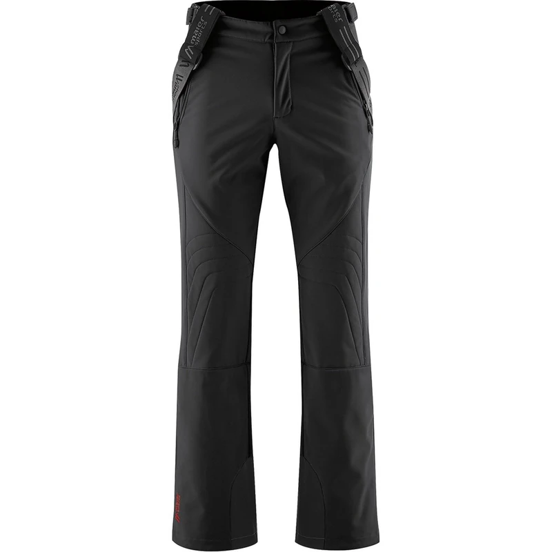 Maier Sports Lothar Men's Softshell Ski Pants, 106001, Black, 24