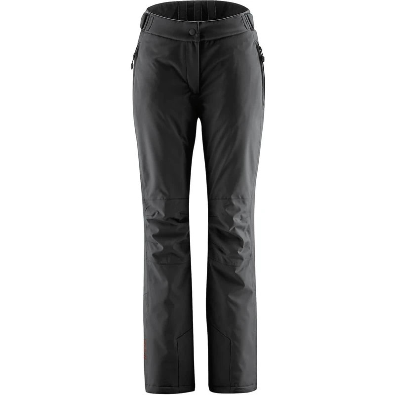 maier sports Resi 2, Women's ski pants, Waterproof snow pants, Protective snow guard and adjustable waistband, PFC-free, MTHERM padding & mTEX weatherproofing Black