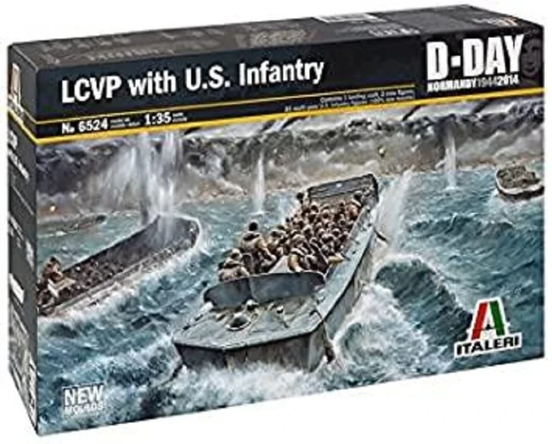 Italeri 510006524 1:35 LCVP with US Infantry