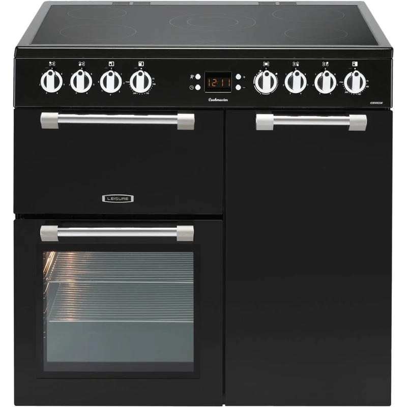 Leisure Cookmaster CK90C230K 90cm Electric Range Cooker with Ceramic Hob - Black