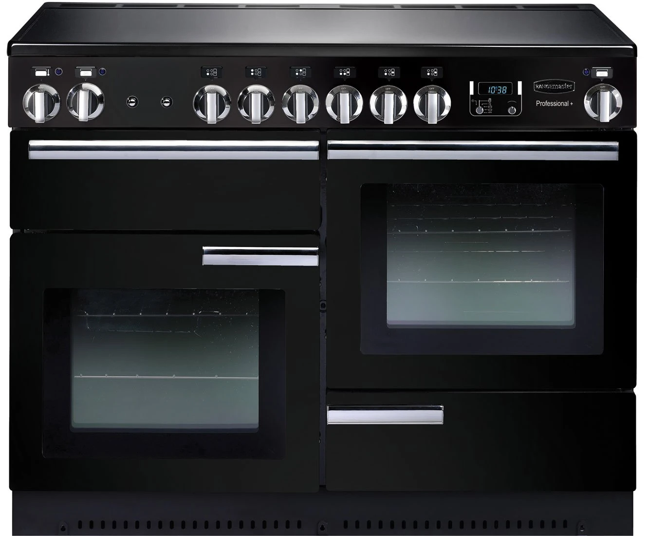 Rangemaster Professional Plus 110cm Electric Range Cooker - Black