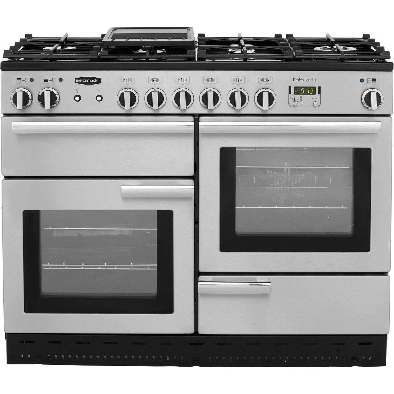 Rangemaster Professional Plus 110 Dual Fuel FSD Range Cooker - Freestanding - PROP110DFFCR/C - Cream / Chrome