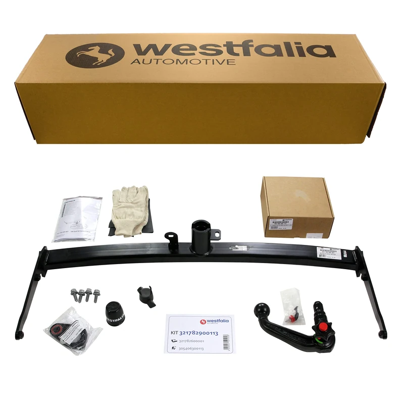 Detachable Swan Neck Towbar for VW Golf 7 Variant (Estate) (08/2013-06/2014) - Includes 13pin Vehicle Specific Wiring Kit