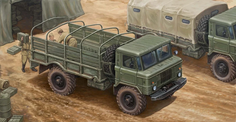Trumpeter 1:35 - GAZ66 Russian Light Truck