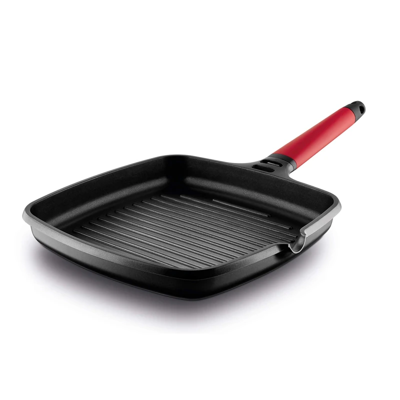 Castey Grill Pan / 27 cm / Cast Aluminium / suitable for ovens & all hobs: gas, ceramic, electric & induction