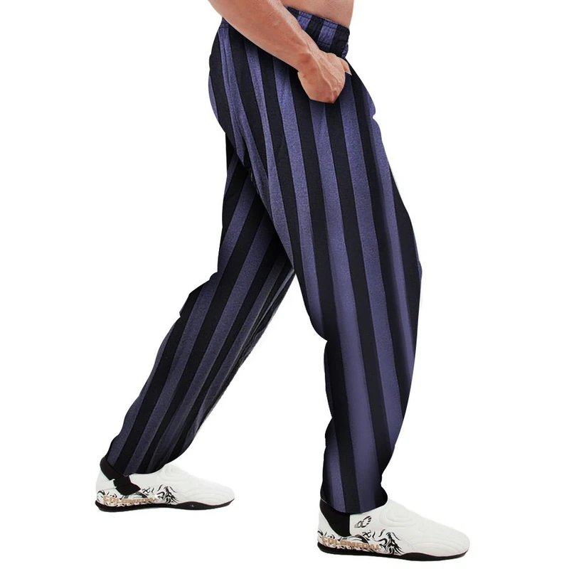 Otomix Men's Baggy Bodybuilding Workout Muscle Pants - Black/Grey - Medium - Image 1