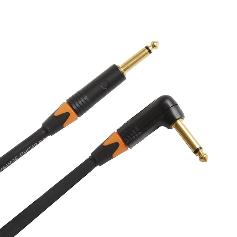 Quiklok Vitamina/c-a5bk Professional Instrument Cable Angled Jack Mono 6,35 mm - Image 1