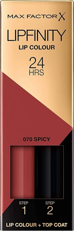 Max Factor Lipfinity 070 Spicy - Pack of 3 Lipsticks
