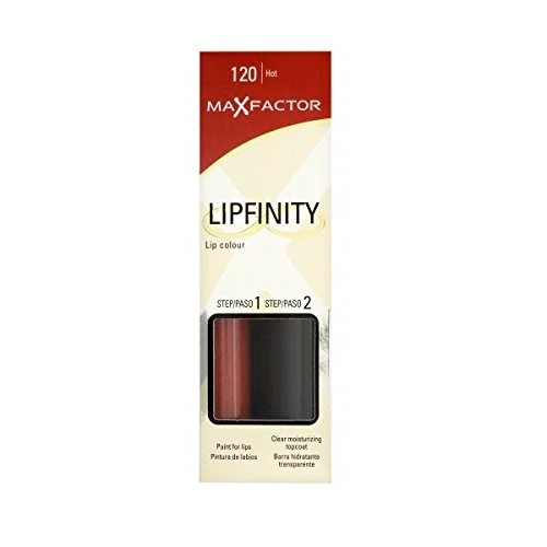 3 x Max Factor Lipfinity - 120 Hot 1 Count