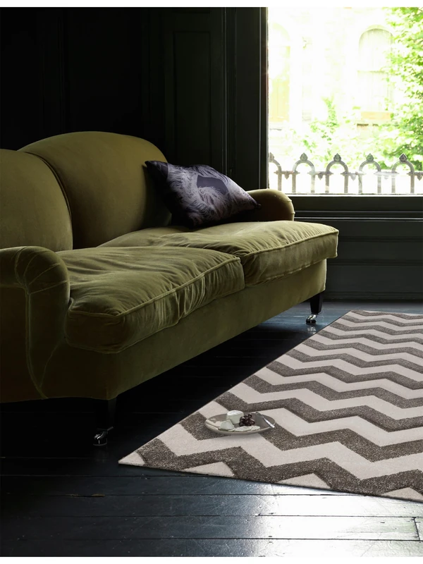 benuta Nagual Rug, Brown, 120 x 170 cm, Modern Rug for Living Room and Bedroom