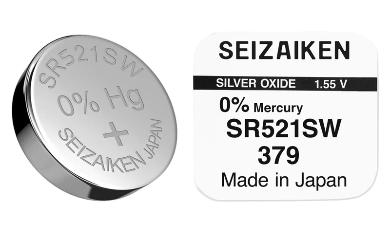 Seiko Seizaiken 379 Button Cell Watch Battery - Image 1