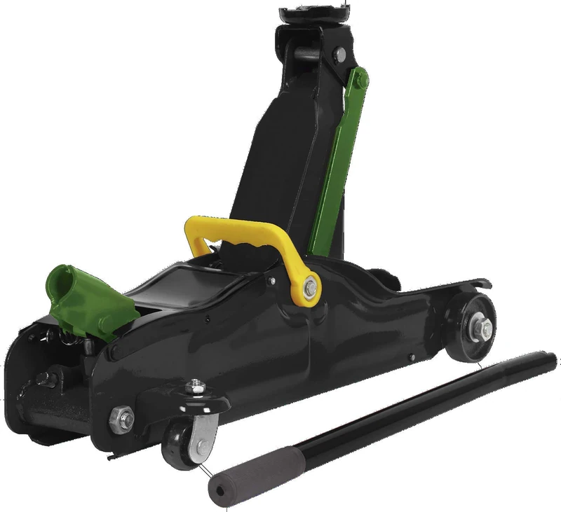 JBM 50816 Workshop Equipment for Vehicle Hydraulic Jack with Wheel, 2t - Image 1