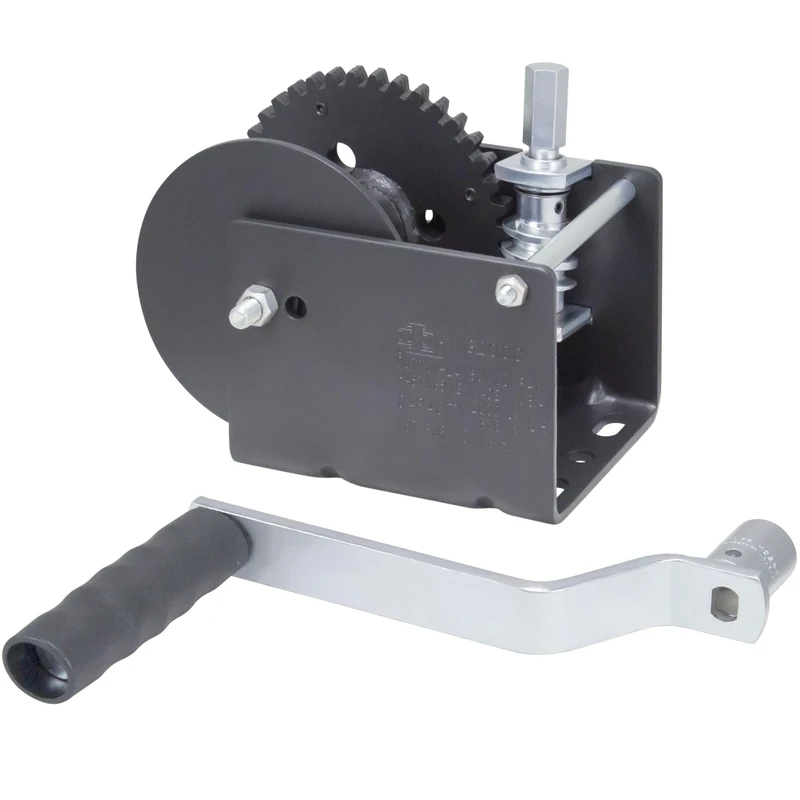 Goldenrod Dutton-Lainson Company (WG2000HEX) Worm Gear Winch with Hex Drive - 2000 lb. Load Capacity